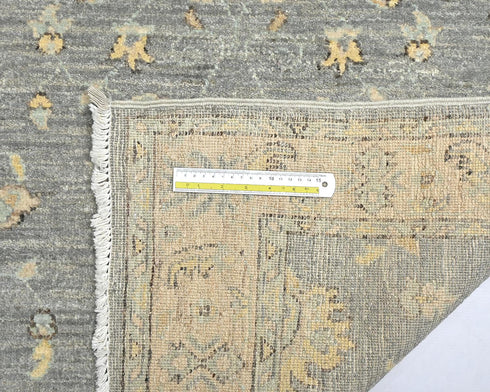 3x5 Zeigler Gray Afghan Hand Knotted Wool Area Rug